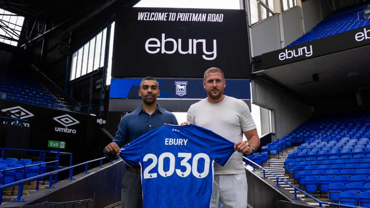 Ebury signs partnership with Ipswich Town FC